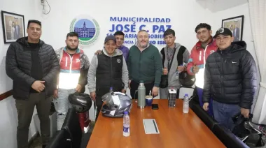 El Municipio de José C. Paz se reunió con trabajadores de Pedidos Ya y acordaron medidas de seguridad para el sector